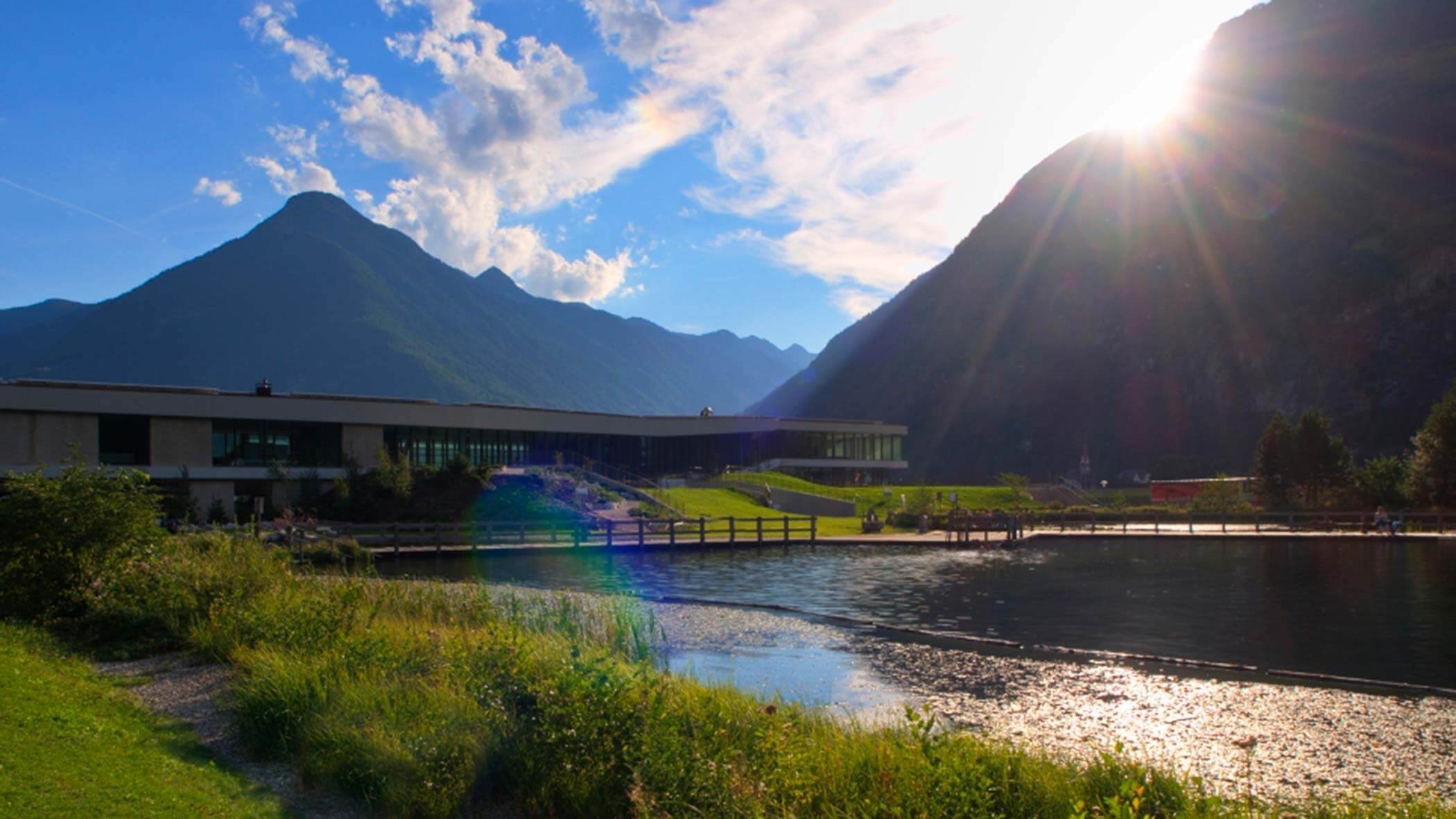 Cascade Campo Tures in estate