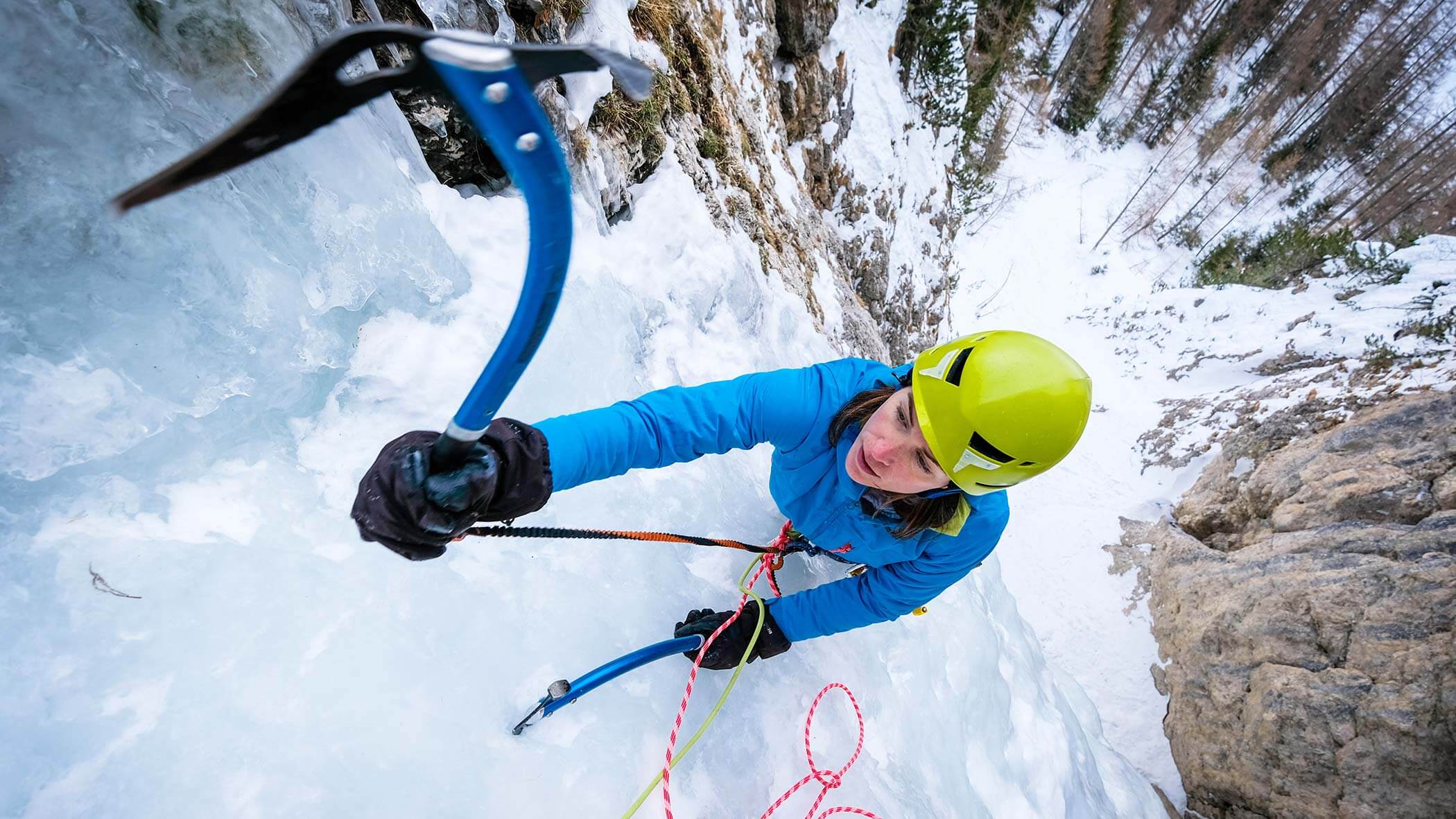 Arrampicata su ghiaccio a Riva di Tures