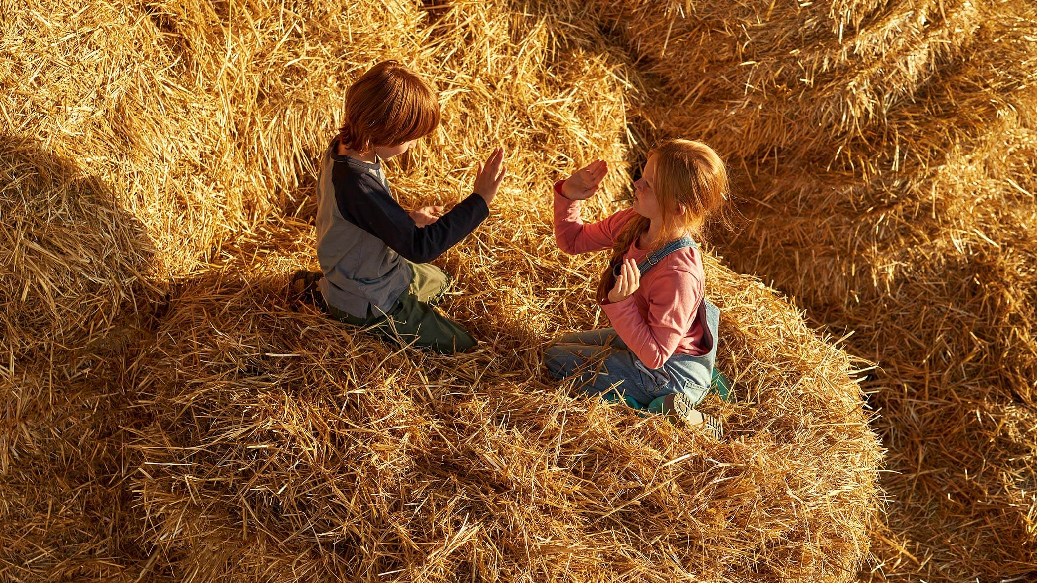 Stazione „salti nel fieno“ allo Speikboden